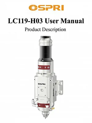 2kW Micro Laser Cutting Head (Manual Focus)