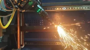 LCF15A1 12kW Nitrogen Laser Cutting Head for 4mm Carbon Steel Cutting (8m/min)