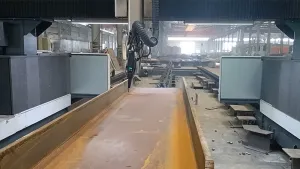 LCF20A Fiber Laser Cutting Head for Carbon Steel I-Beam cutting