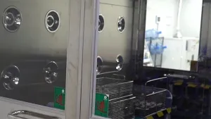 Air Shower for Incoming Material Cleaning