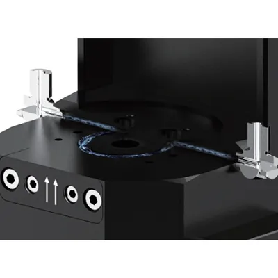 QBH water-cooled fiber input for steady operation