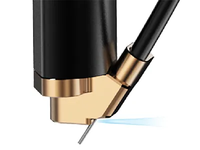 Wire protection air curtain