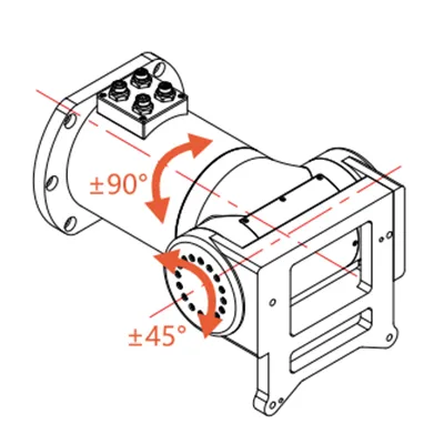 Rotary Axis for Laser Bevel Cutting Head